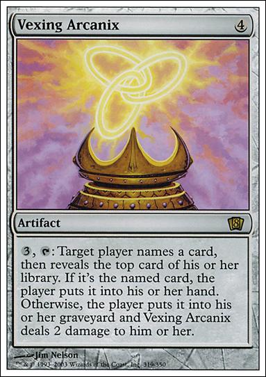 Magic the Gathering: 8th Edition (Base Set) card 319 Vexing Arcanix