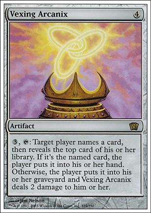 Magic the Gathering: 8th Edition (Base Set) card 319 Vexing Arcanix
