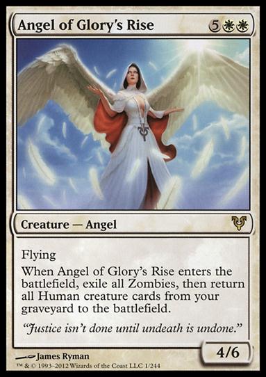 Magic the Gathering: Avacyn Restored (Base Set) card 1 Angel of Glory's Rise