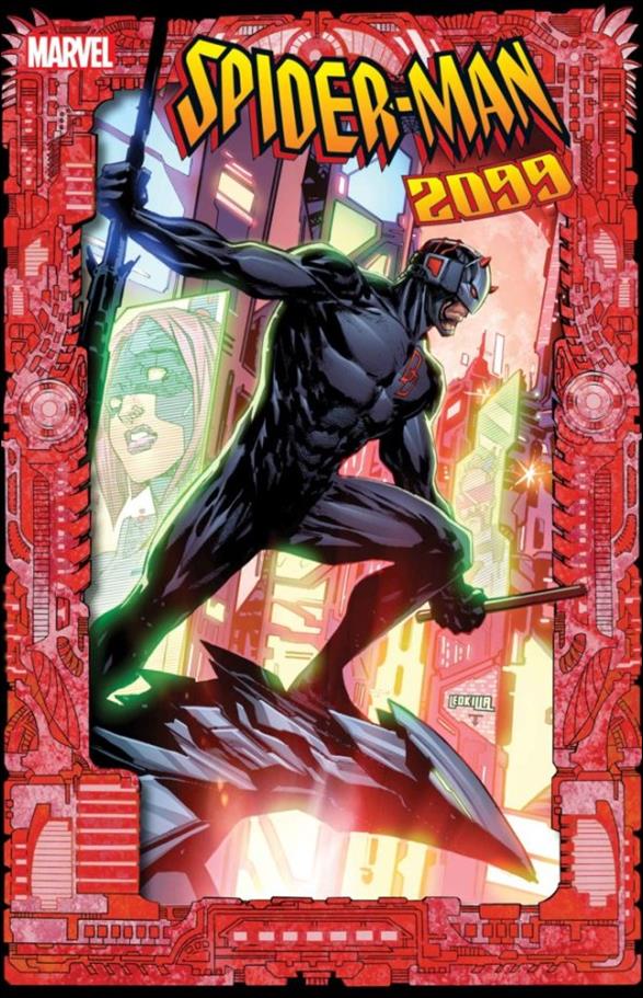 Spider-Man 2099: Dark Genesis issue 3-B Ken Lashley Frame Cover