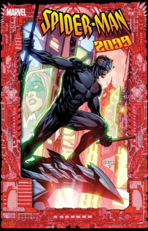 Spider-Man 2099: Dark Genesis issue 3-B Ken Lashley Frame Cover