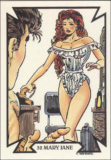 Todd McFarlane Super Heroes: Series 1 (Base Set) card 32 Mary Jane