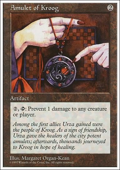 Magic the Gathering: 5th Edition (Base Set) card 347 Amulet of Kroog