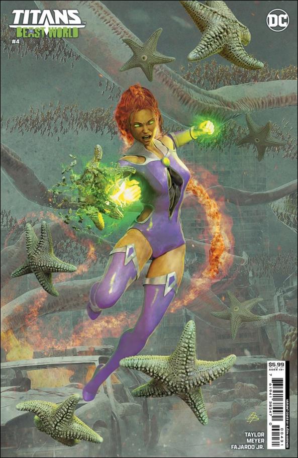 Titans: Beast World issue 4-B Björn Barends Cardstock Cover