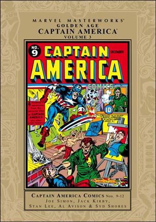 Marvel Masterworks: Golden Age Captain America issue 3 Gold Dust Jacket
