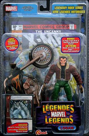 Marvel Legends (Legendary Riders Series) figure 2-B Logan (Brown Jacket & Grey Temples) (Canada)