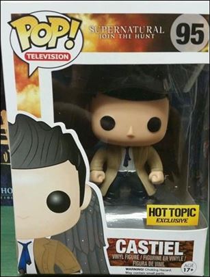 POP! Television figure 95-B Castiel (Gray Winged Hot Topic Exclusive)