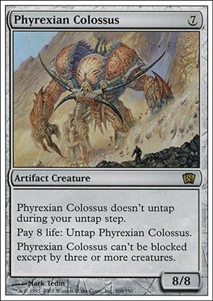 Magic the Gathering: 8th Edition (Base Set) card 309 Phyrexian Colossus