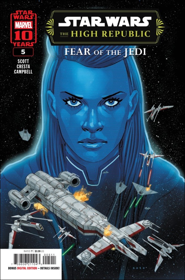 Star Wars: The High Republic – Fear of the Jedi issue 5 Phil Noto Cover