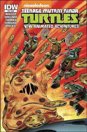 Teenage Mutant Ninja Turtles New Animated Adventures issue 20 Dario Brizuela Cover