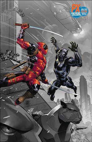 Black Panther vs Deadpool issue 1-E Ryan Benjamin NYCC Cover 1/3000