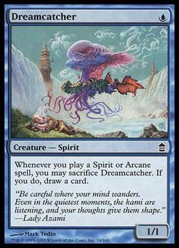 Magic the Gathering: Saviors of Kamigawa (Base Set) card 34 Dreamcatcher