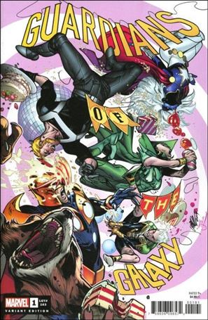 Guardians of the Galaxy (2020) issue 1-C Pepe Larraz Party Cover