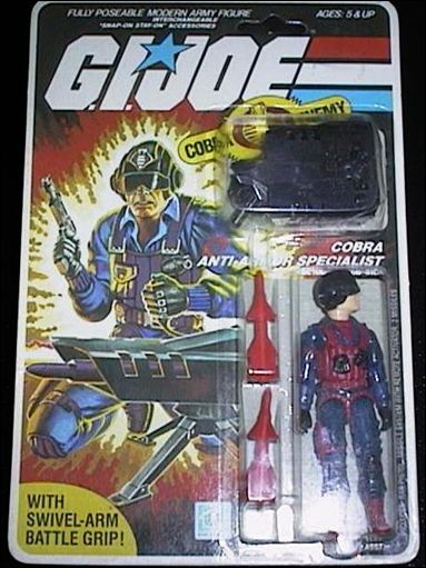 G.I. Joe: A Real American Hero 3 3/4" Basic Action Figures figure 29 Scrap-Iron (Cobra Anti-Armor Specialist)