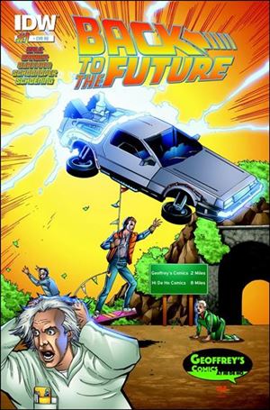 Back to the Future (2015) issue 1-ML Karl Alstaetter Geoffrey's Comics / Hi Di Ho Cover