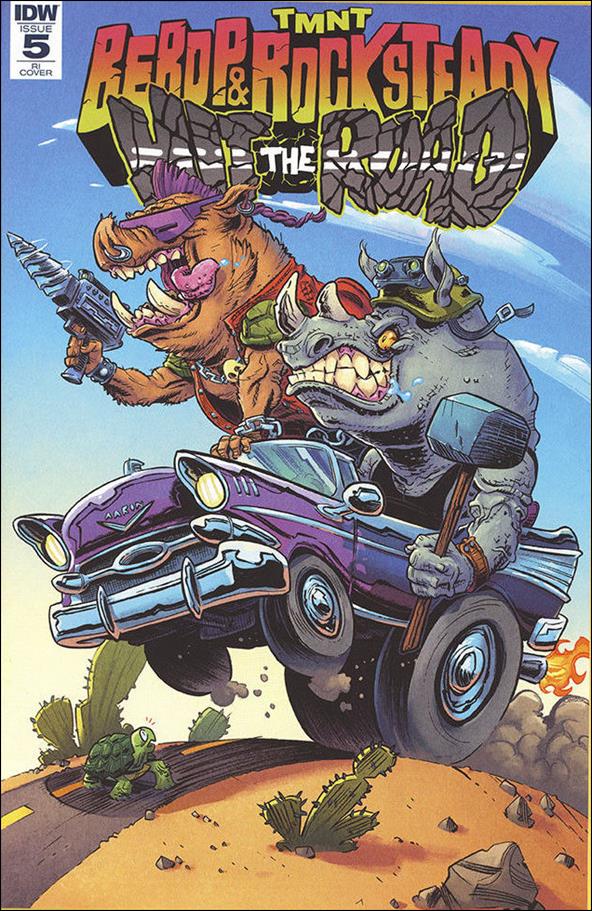 Teenage Mutant Ninja Turtles: Bebop & Rocksteady Hit The Road issue 5-C Aaron Conley Cover