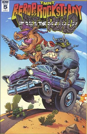 Teenage Mutant Ninja Turtles: Bebop & Rocksteady Hit The Road issue 5-C Aaron Conley Cover