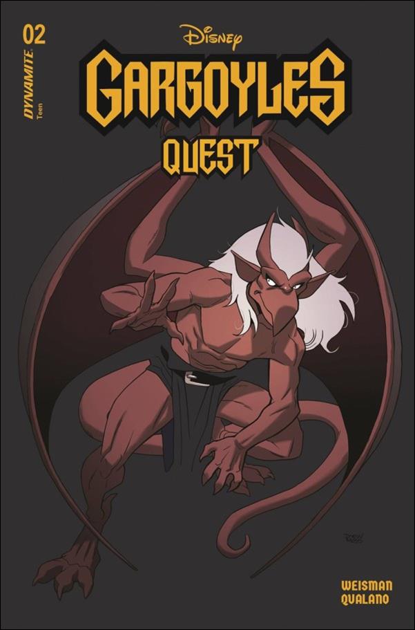 Gargoyles: Quest issue 4-C Drew Moss Color Bleed Cover