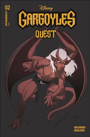Gargoyles: Quest issue 4-C Drew Moss Color Bleed Cover