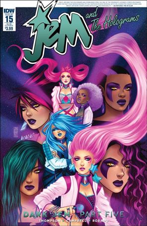 Jem and the Holograms issue 15-B Jen Bartel Subscription Cover