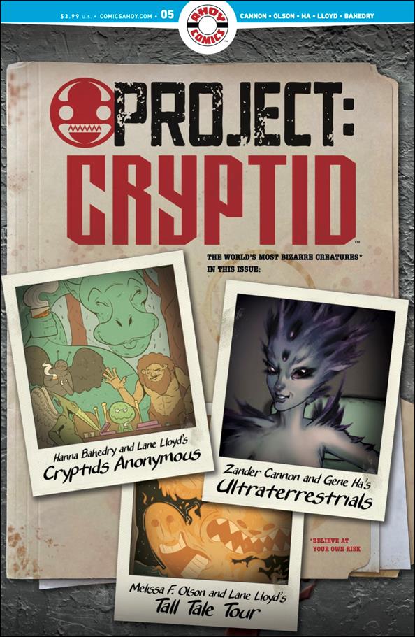 Project Cryptid issue 5 Lane Lloyd Cover