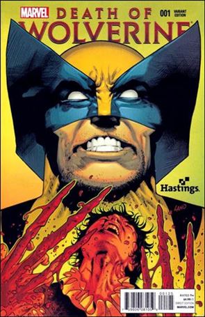 Death of Wolverine issue 1-O Greg Land Hastings Cover
