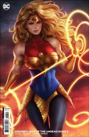 DCeased: War of the Undead Gods issue 2-E Sun Khamunaki 1:50 Cardstock Cover