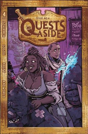 Quests Aside issue 4-B Michael Dialynas Cover