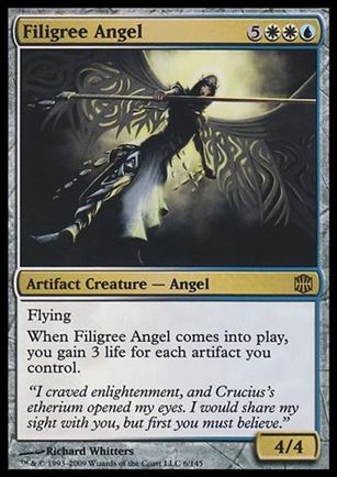 Magic The Gathering: Alara Reborn (Base Set) card 6 Filigree Angel