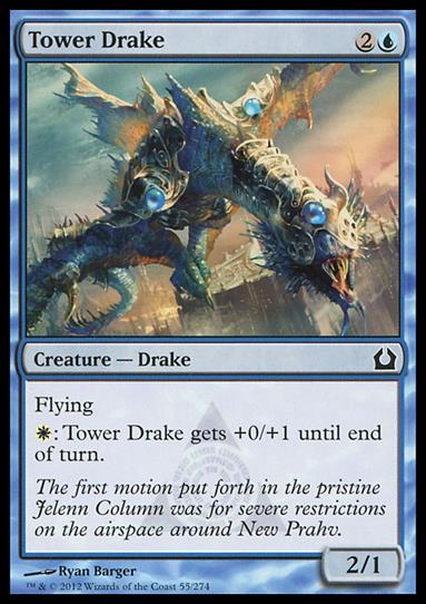 Magic the Gathering: Return to Ravnica (Base Set) card 55 Tower Drake