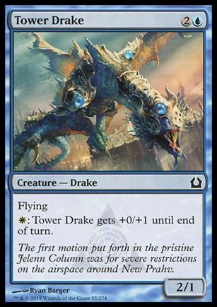 Magic the Gathering: Return to Ravnica (Base Set) card 55 Tower Drake