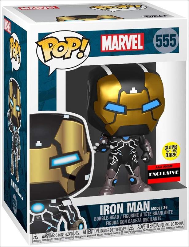 POP! Marvel figure 555 Iron Man Model 39