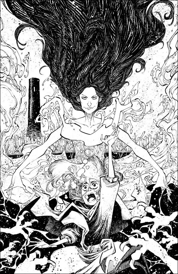 Last Witch issue 3-C Jorge Corona 1:25 Black & White Cover