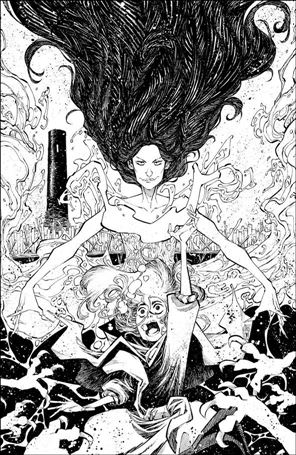 Last Witch issue 3-C Jorge Corona 1:25 Black & White Cover