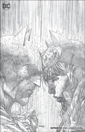 Batman (2016) issue 50-E Jim Lee 1:100 Sketch Cover