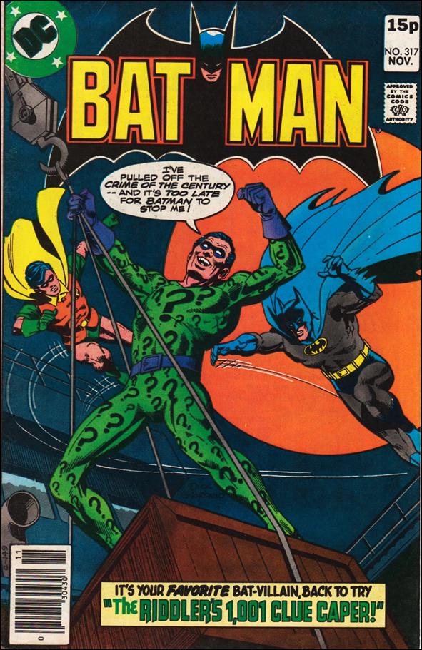 Batman (1940) issue 317-C UK Price Cover