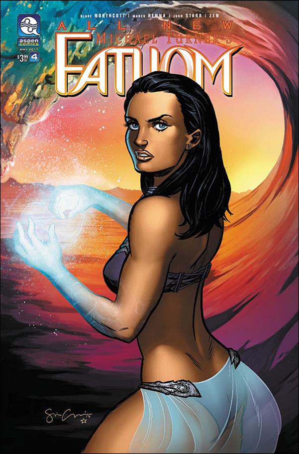 All New Michael Turner's Fathom issue 4-D Sina Grace Cover