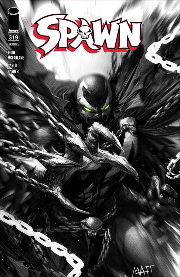 Spawn issue 319-C Francesco Mattina Cover