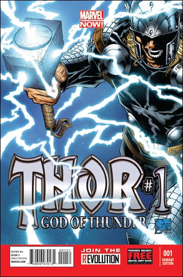 Thor: God of Thunder issue 1-D Joe Quesada 1:100 Cover