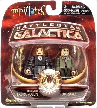 Battlestar Galactica Minimates figure 10 President Laura Roslin and Tom Zarek