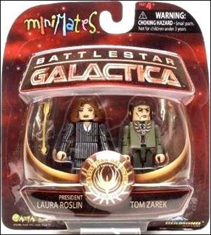 Battlestar Galactica Minimates figure 10 President Laura Roslin and Tom Zarek