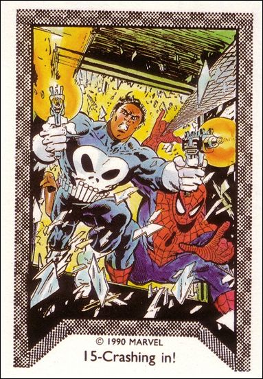Spider-Man Team-Up (Base Set)   card 15 Crashing in!