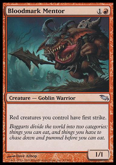 Magic the Gathering: Shadowmoor (Base Set) card 83 Bloodmark Mentor