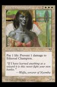 Magic the Gathering: Mirage (Base Set) card 15 Ethereal Champion
