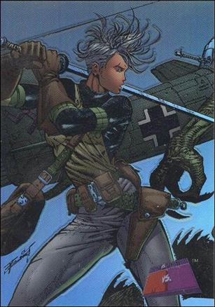 Marvel vs WildStorm (Chromium Refractor Parallel Base Set) card 43 WildC.A.T.s vs X-Men