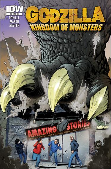 Godzilla: Kingdom of Monsters issue 1-PD Amazing Stories Cover 1/500