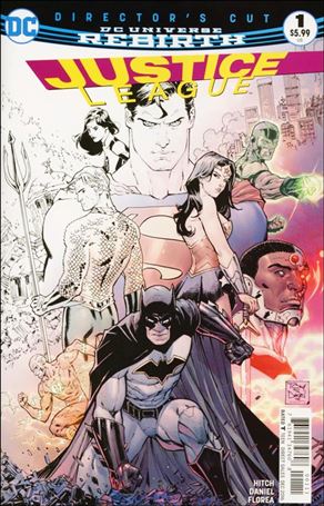 Justice League (2016) issue 1-V Tony S. Daniel Director's Cut Cover