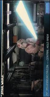 Star Wars Widevision (Base Set) card 58 Int. Millennium Falcon - Central Hold Area