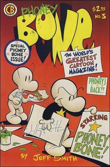 Bone (1991) issue 3 Yellow Logo w/ Green Phoney (1st Printing)