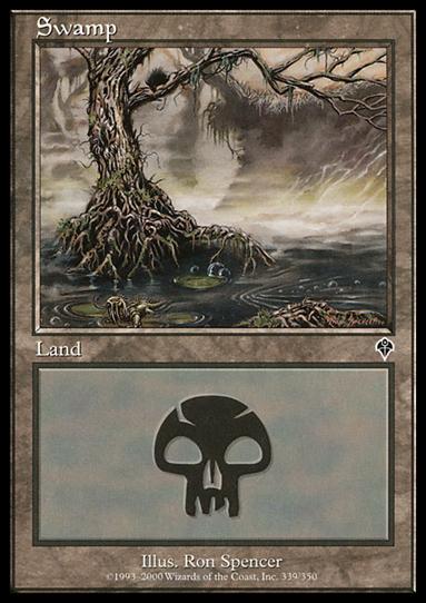 Magic the Gathering: Invasion (Base Set) card 339 Swamp